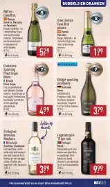 ALDI folder | Wijn Pagina 17: Costellore Sparkling Pinot Grigio Blush €4,99, Delight Sparkling Alcoholvrij €3,79