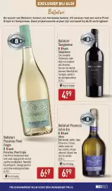 ALDI folder | Wijn Pagina 7: Ballaturi Prosecco extra dry €6,99, Ballaturi Pecorino-Pinot Grigio €6,49