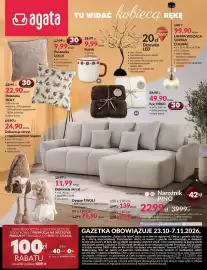 Agata Meble gazetka Strona 1: Koc orso €49,90, Kubek €9,99