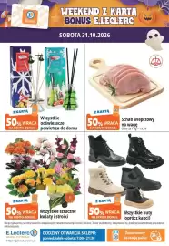 E.Leclerc gazetka | Gdansk Przymorze Strona 4: Wszystkie buty (oprócz kapci), Schab wieprzowy na wagę €19,99