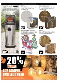 V Baumarkt Prospekt woche 44 Seite 5: LED-Vorhang €15,99, Weihnachtliche Motive „Infinity-LED“ €8,99