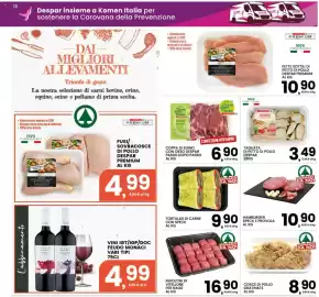 Volantino Interspar Pagina 13: Tagliata di petto di pollo Despar €3,49, Hamburger speck e provola €10,90