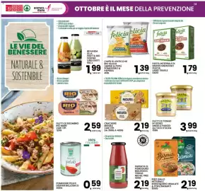 Volantino Interspar Pagina 14: Passata di pomodoro biologico Terrae Nichel Free €2,19, Filetti di sgombro Rio Mare €2,59