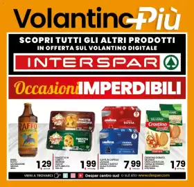 Volantino Interspar Pagina 21: Caffè in capsule Lavazza Crema e Gusto/Qualità Rossa €7,99