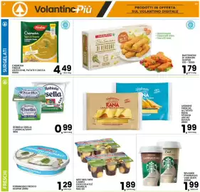 Volantino Interspar Pagina 23: Cremosa Findus Lenticchie, Patate e Zucca €4,49, Robiola Osella Leggera €0,99