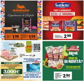 Volantino Interspar Pagina 32: Galbanetto Break €2,90, Sottilette classiche €2,99