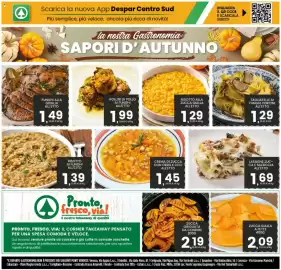 Volantino Interspar Pagina 9: Rollini di pollo ai funghi all'etto €1,99, Crema di zucca con orzo e ceci all'etto €1,45