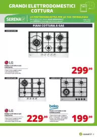 Volantino Comet Pagina 11: LG Piano cottura a gas €299,99, LG Piano cottura a gas CBGZ2414S €229,99