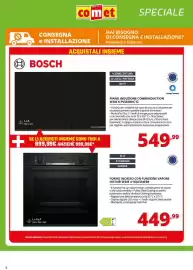 Volantino Comet Pagina 6: Forno incasso con funzione vapore Hotair serie 4 €449,99