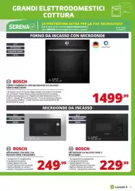 Volantino Comet Pagina 7: Bosch microonde da incasso serie 2 €229,99, Microonde con grill da incasso serie 2 Bosch €249,99