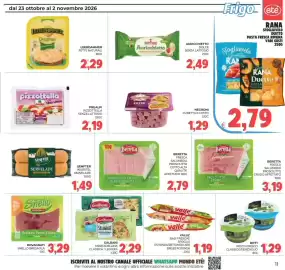 Volantino Eté Pagina 11: Rana sfogliavelo duetto pasta fresca ripiena €2,79, Galbani Mortadellina Classica €2,29