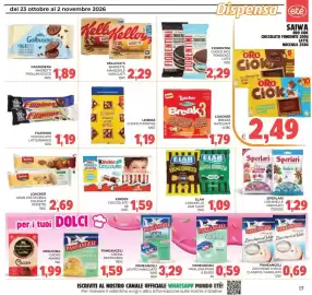 Volantino Eté Pagina 17: Oro Ciok Cioccolato Fondente €2,49, Fiorentini choco rice fondente latte €2,29