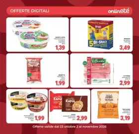 Volantino Eté Pagina 26: Santa Lucia Crema Nuvola Classica Leggera €1,39, Tre Marie cornetti albicocca €3,19