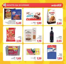 Volantino Eté Pagina 28: Rummo pasta integrale varie trafile €1,19, 4 Salti in Padella Polpette al sugo €5,49