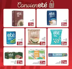 Volantino Eté Pagina 30: Eté piadina sfogliata classica €1,00, Ete popcorn €0,85