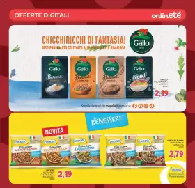 Volantino Eté Pagina 35: Orogel Virtù di Zuppa Antichi Sapori €2,19, Gallo riso basmati vari tipi €2,19