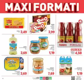 Volantino Eté Pagina 4: Pavesi Ringo €3,99, Valfrutta ceci italiani €1,19