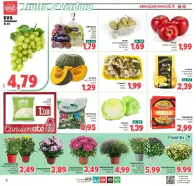 Volantino Eté Pagina 6: Dimmidisi paella di mare €2,99, Melinda mele golden red €1,79