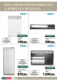 Volantino Altasfera Pagina 18: Vetrina refrigerata sushi ARKTIC €590,00, Congelatore a pozzetto ARKTIC €190,00