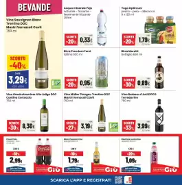 Volantino Coop Trentino Pagina 10: Birra Moretti €0,89, Vino Gewürztraminer Alto Adige DOC Cantina Cortaccia €8,30