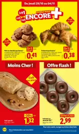 Catalogue Lidl | Les promos de la semaine page 14: Croissant pur beurre €0,38, Pain sportif €1,32