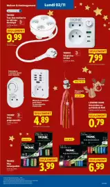 Catalogue Lidl | Les promos de la semaine page 59: TRONIC Piles rechargeables €3,99, TRONIC Adaptateur secteur €7,99