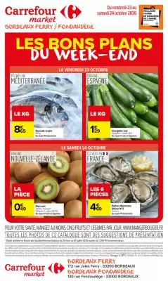 Carrefour Market | Les bons plans du week-end (valable jusqu'au 24-10)