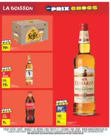 Catalogue Carrefour Market | Les prix chocs page 13: Leffe Blonde €19,75, Captain Morgan Spiced Gold €11,99
