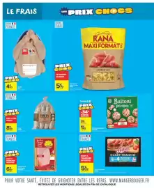 Catalogue Carrefour Market | Les prix chocs page 6: RANA Jambon cru €5,79, Jambon Fume Grill à Poivre Petitsas €6,27