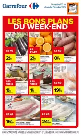 Catalogue Carrefour | Les bons plans du week-end page 1: Veau : escalope*** à griller €16,99, Crémeux de canard €1,19