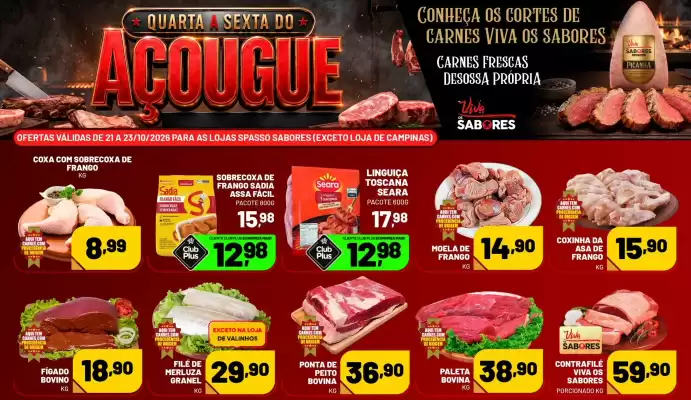 Folheto Spasso Sabores (válido até 23-10)