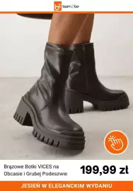 Born2be gazetka tydzień 43 Strona 2: Brązowe botki Vices na obcasie i grubej podeszwie €199,99