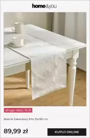 Home&You gazetka tydzień 43 Strona 3: Bieżnik żakardowy Etta 35x180 cm home & you €89,99