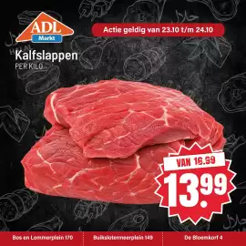 ADL markt folder Pagina 2: Kalfslappen €13,99