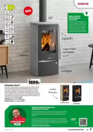 Leitermann Baumarkt Prospekt Seite 25: JUSTUS Kaminofen ,,Reno D" €1.699,00