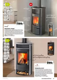 Leitermann Baumarkt Prospekt Seite 27: Kaminofen „Prestige“ €1.199,00, Kaminofen „Porto“ €999,00