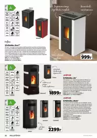 Leitermann Baumarkt Prospekt Seite 30: Justus Pelletofen „Norta“ €2.299,00, Pelletofen Vera 7 Pegaso €999,00