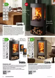 Leitermann Baumarkt Prospekt Seite 8: Kaminofen „Helena“ €1.299,00, Kaminofen „Oval“ €1.499,00