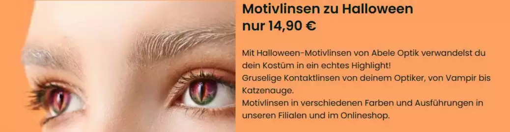 Abele Optik Prospekt Seite 1