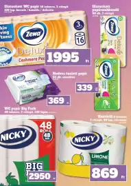 Vil-For akciós újság hét 43 Oldal 23: Lara Care wc papír €369,00, Nicky big €2.950,00
