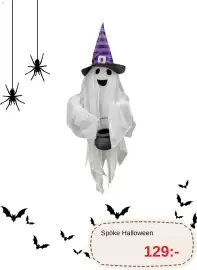 Blomsterlandet reklamblad vecka 44 Sida 6: Spöke Halloween €129,00