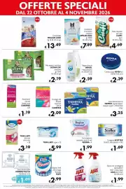 Volantino Maxi Supermercati Pagina 7: Bobina 3veli Tornado Foxy €2,99, Proteggi slip disteso respirant CAREFREE €2,09