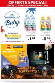Volantino Maxi Supermercati Pagina 9: OFFERTE SPECIALI DAL 22 OTTOBRE AL 4 NOVEMBRE 2026 •A MISURA DI BAMBINO SAN BENEDETTO