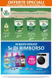 Volantino Eurospesa Pagina 13: Vert acquerellante piatti €1,29, Ammorbidente concentrato Fabuloso €1,99
