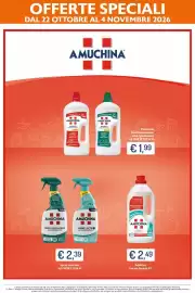 Volantino Eurospesa Pagina 14: Additivo bucato liquido Amuchina €2,49, Spray assortito €2,39