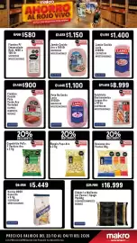 Catálogo Makro Página 3: Fideos col penne / spagh pq x3kg €16.999,00, Lario - pata de cerdo €1.100,00