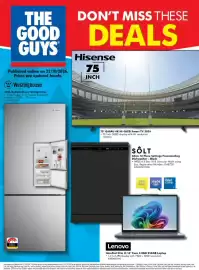 The Good Guys catalogue week 43 Page 1: SOLT 60cm 12 Place Settings Freestanding Dishwasher - Black