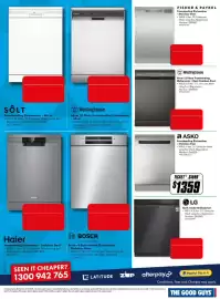 The Good Guys catalogue week 43 Page 10: Bosch Series 4 Built-Under Dishwasher - Stainless Steel