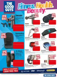The Good Guys catalogue week 43 Page 19: Beurer XL Infrared Lamp, Homedics Shiatsu Neck & Shoulder Massager with Heat - Grey