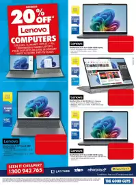 The Good Guys catalogue week 43 Page 23: Lenovo IdeaPad Slim 3i 14" Core 3 8GB 512GB Laptop
